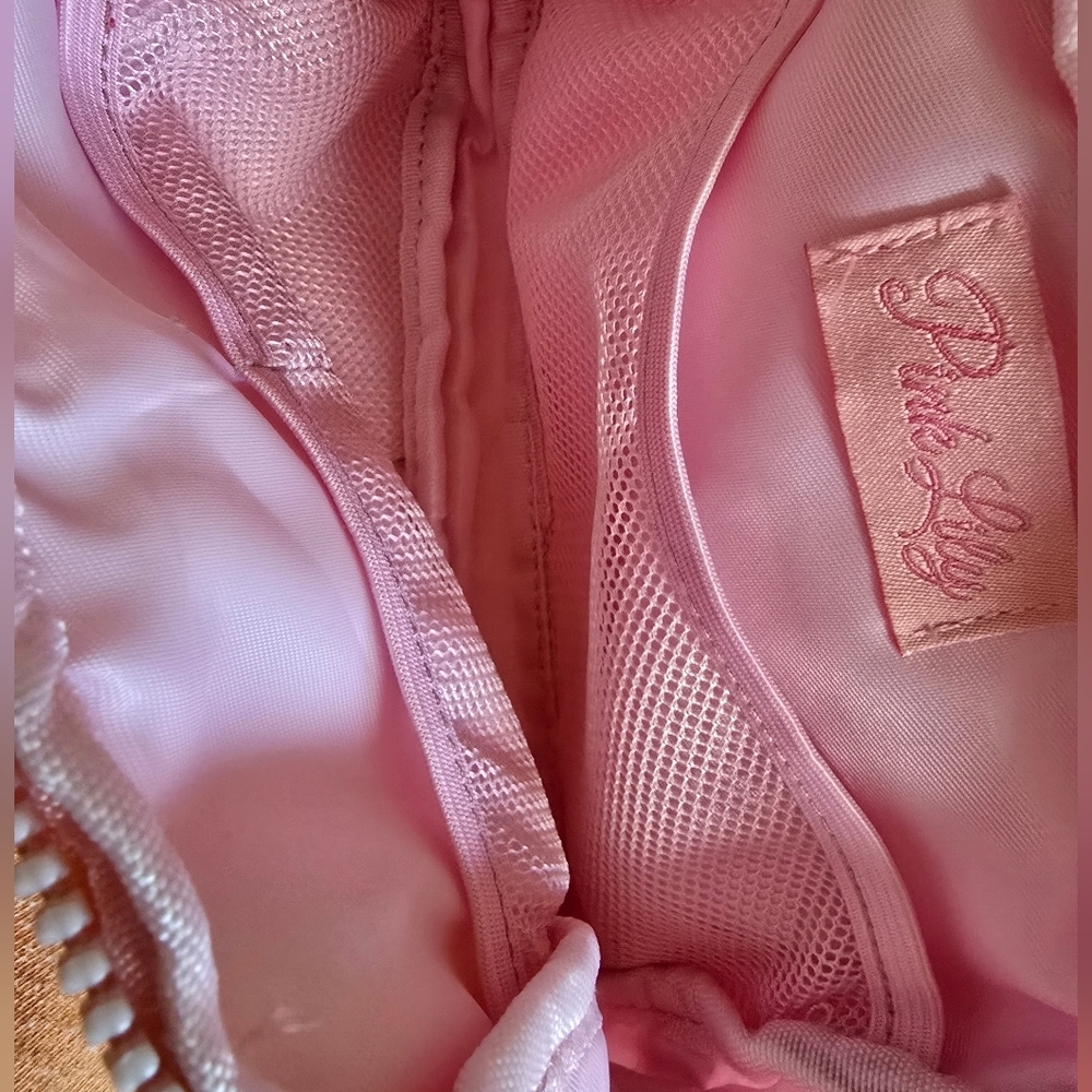 Pink Lily Belt Bag / Crossbody  Light Pink - Picture 2 of 3